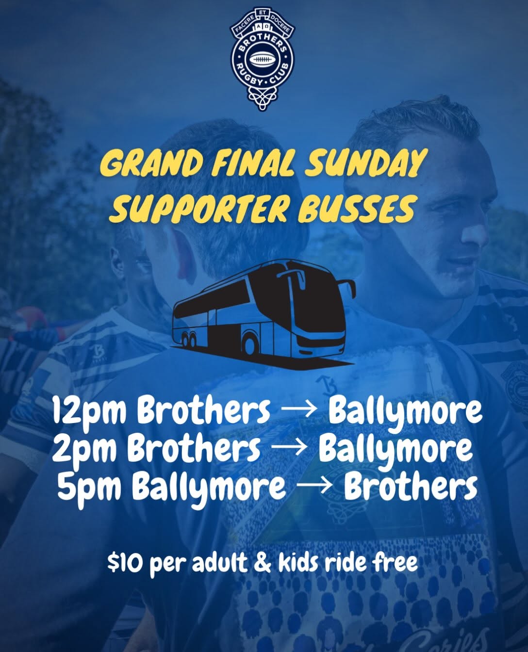 Grand Final Supporter Busses