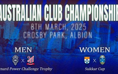 Australian Club Championship Fixture announced for Crosby Park